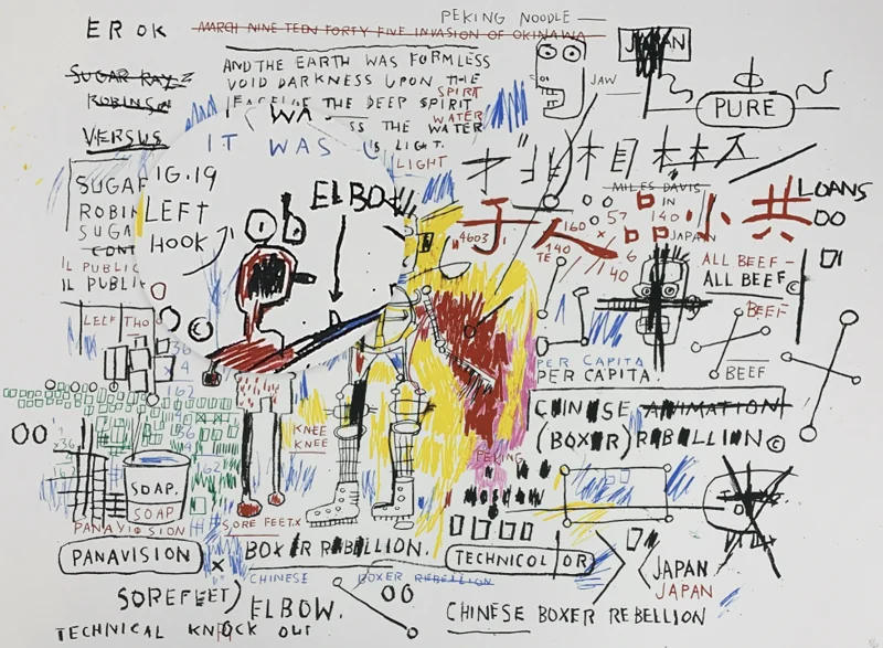 After Jean-Michel Basquiat, Boxer Rebellion, 1982–83 / 2018