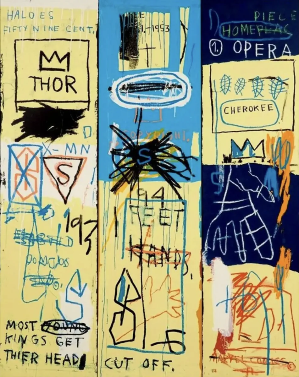 After Jean-Michel Basquiat, Charles The First, from Portfolio II, 2004, screen print on Saunders Hot Press watercolor paper