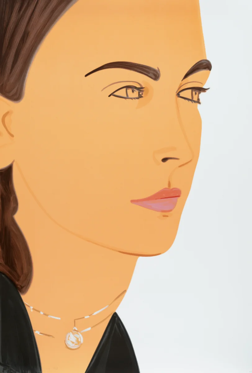 Alex Katz, Olivia 3, silkscreen on Saunders Waterford High White HP 425 gsm fine a…