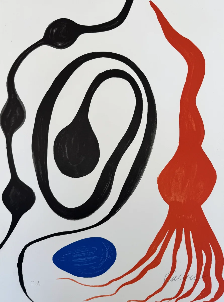 Alexander Calder, Octopus, 1970, lithograph on Arches paper