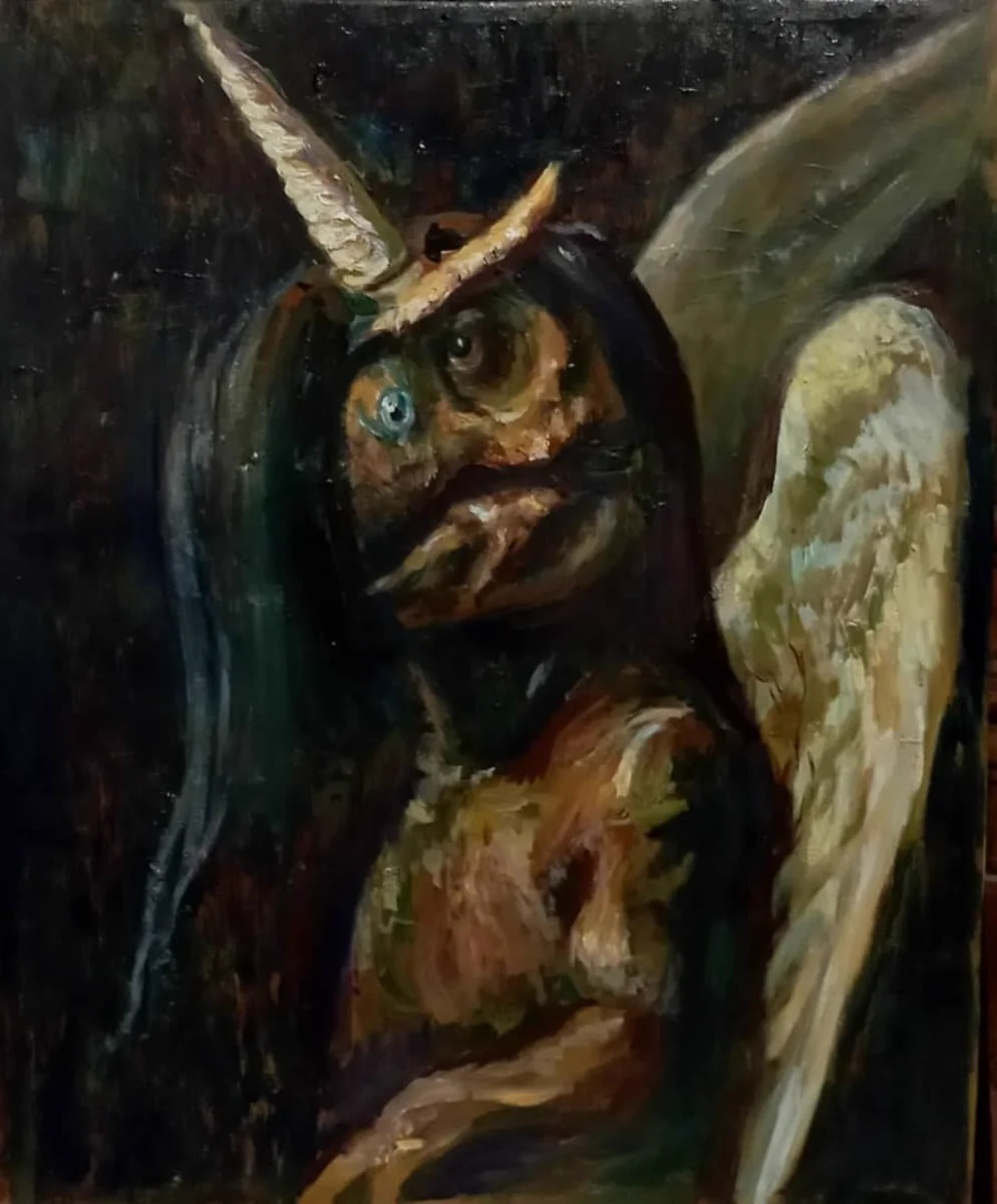 Antoine Mena González, The Prodigal Son, oil on canvas