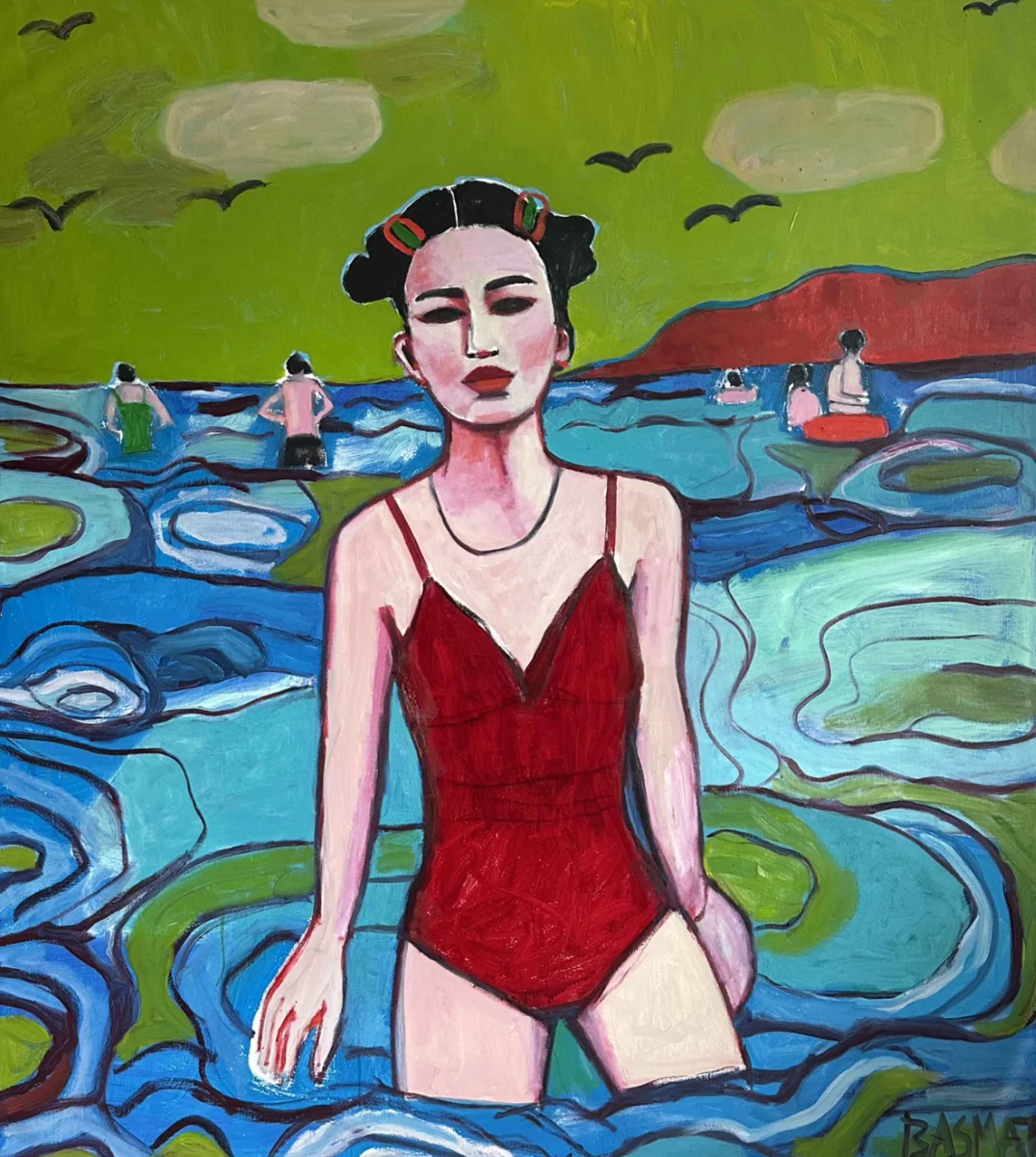 Basmat Levin, Charlotte, oil on canvas