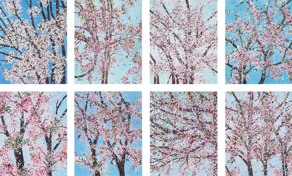Damien Hirst, The Virtues H9, 2021, the complete set of 8 laminated giclée prints on aluminum com…