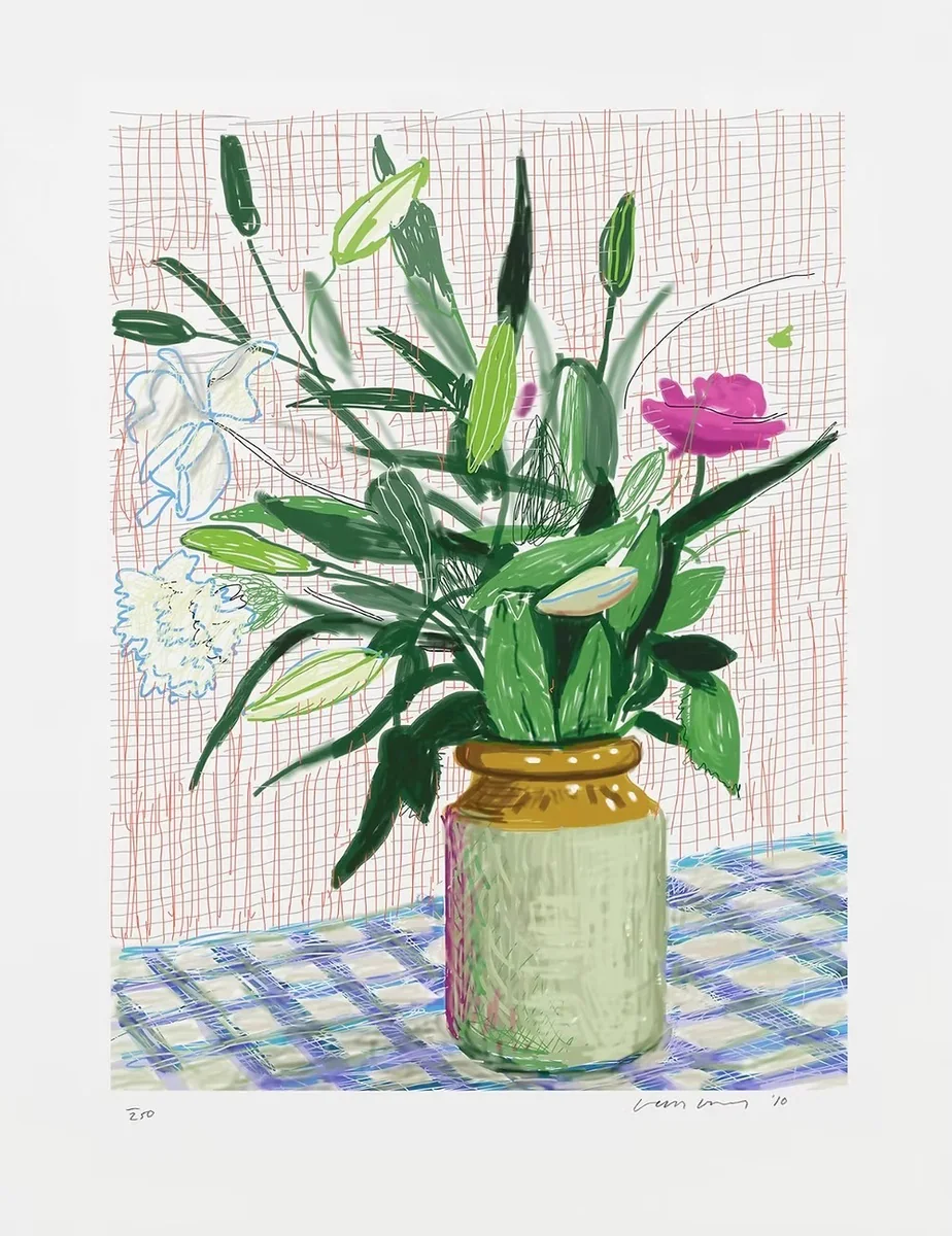David Hockney, Untitled No. 516, from A Bigger Book: Art Edition D, 2010 - 2016, iPad drawing on wove paper