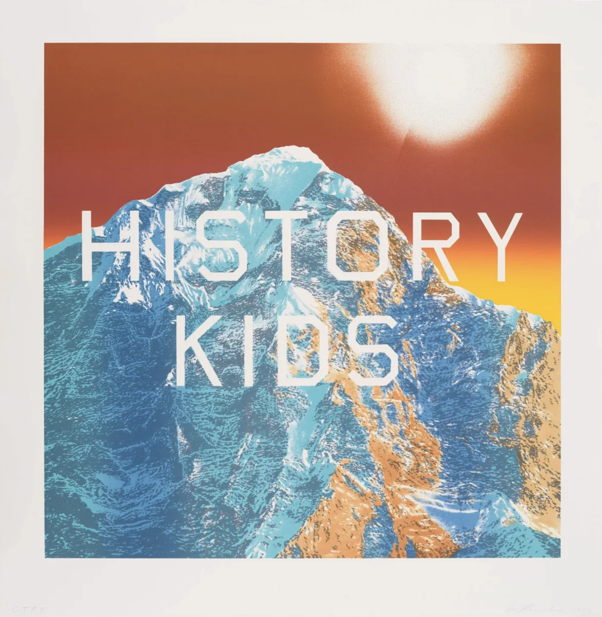 Ed Ruscha, History Kids, 2013, lithograph