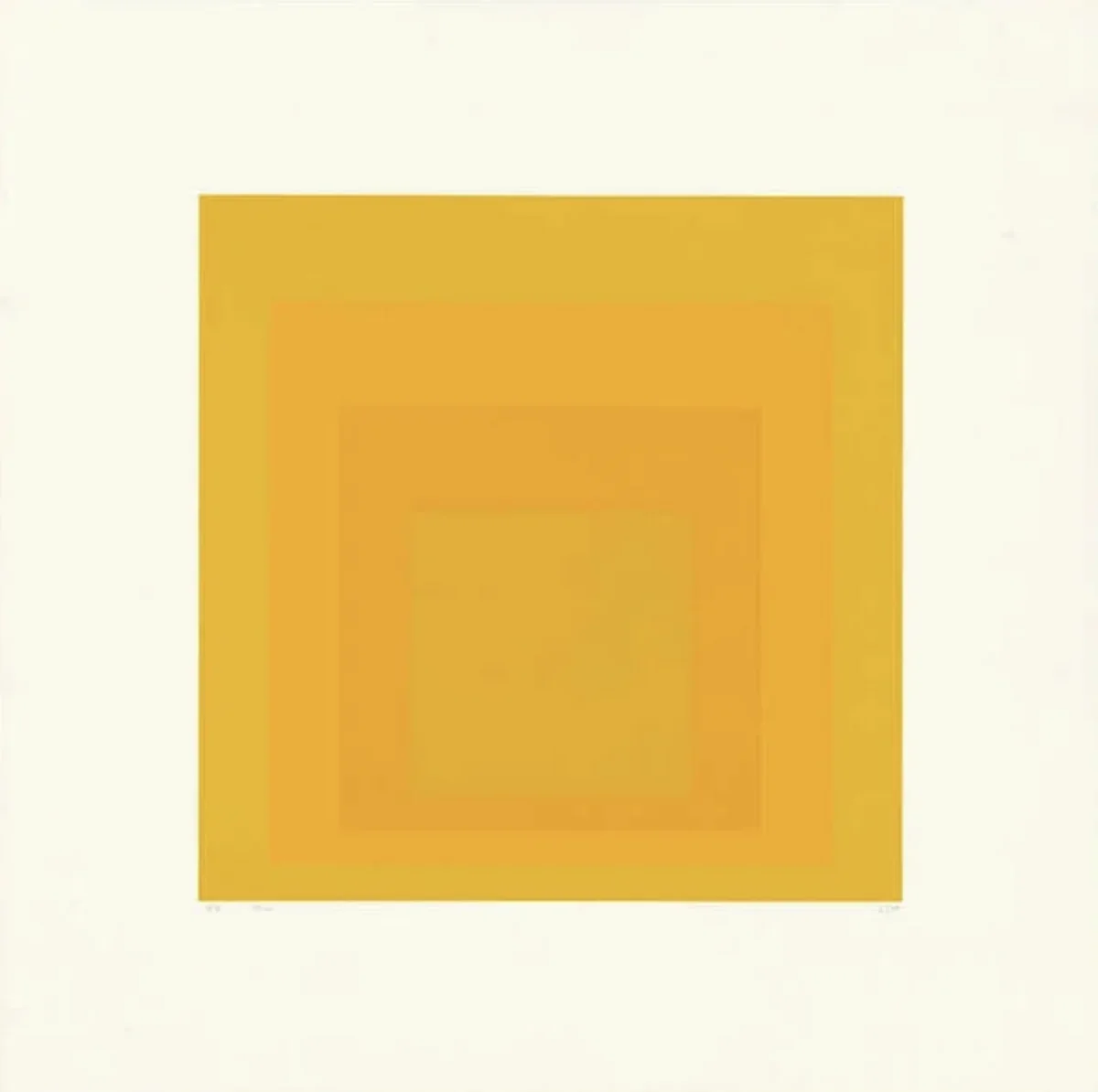 Josef Albers, GB 1, 1969, screen print on German etching paper