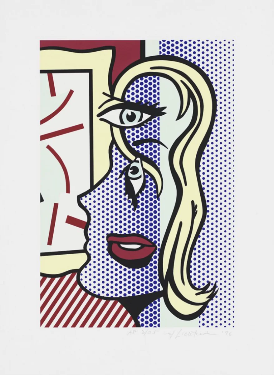 Roy Lichtenstein, Art Critic, 1996, screen print on 300 - gram Somerset textured paper