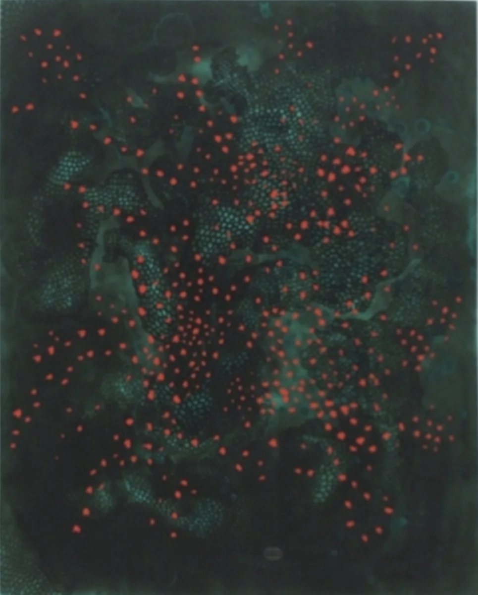 Yayoi Kusama, Fireflies, 1999, screen print